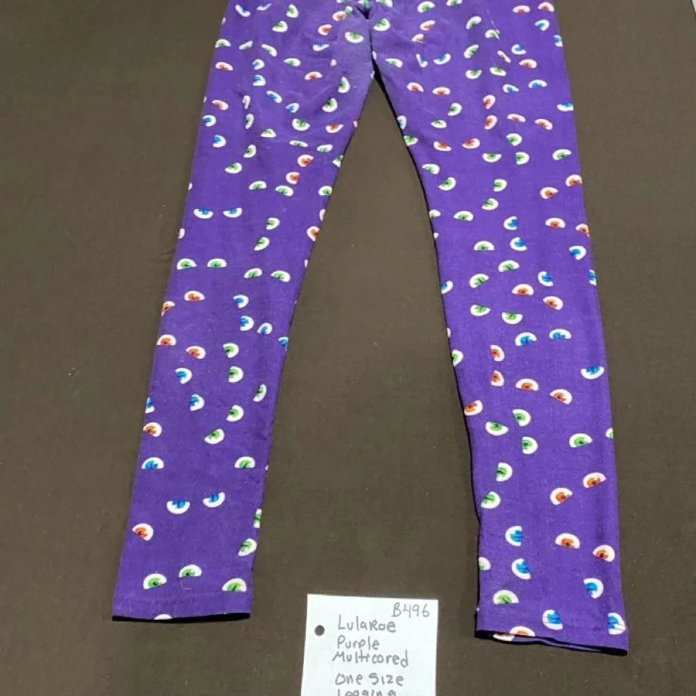 LulaRoe leggings multicolor legging one size best fits à teen (14-16). SKU-B496